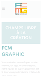 Mobile Screenshot of fcm-graphic.fr